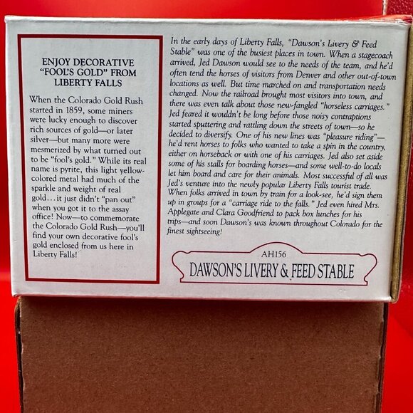 DAWSON'S LIVERY & FEED STABLE, LIBERY FALLS COLLECTION # AH 156 - Picture 10 of 13